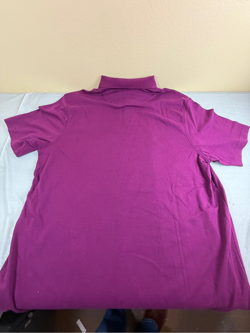 Tasso Elba Men's Magenta Polo Shirt - Picture 3 of 7